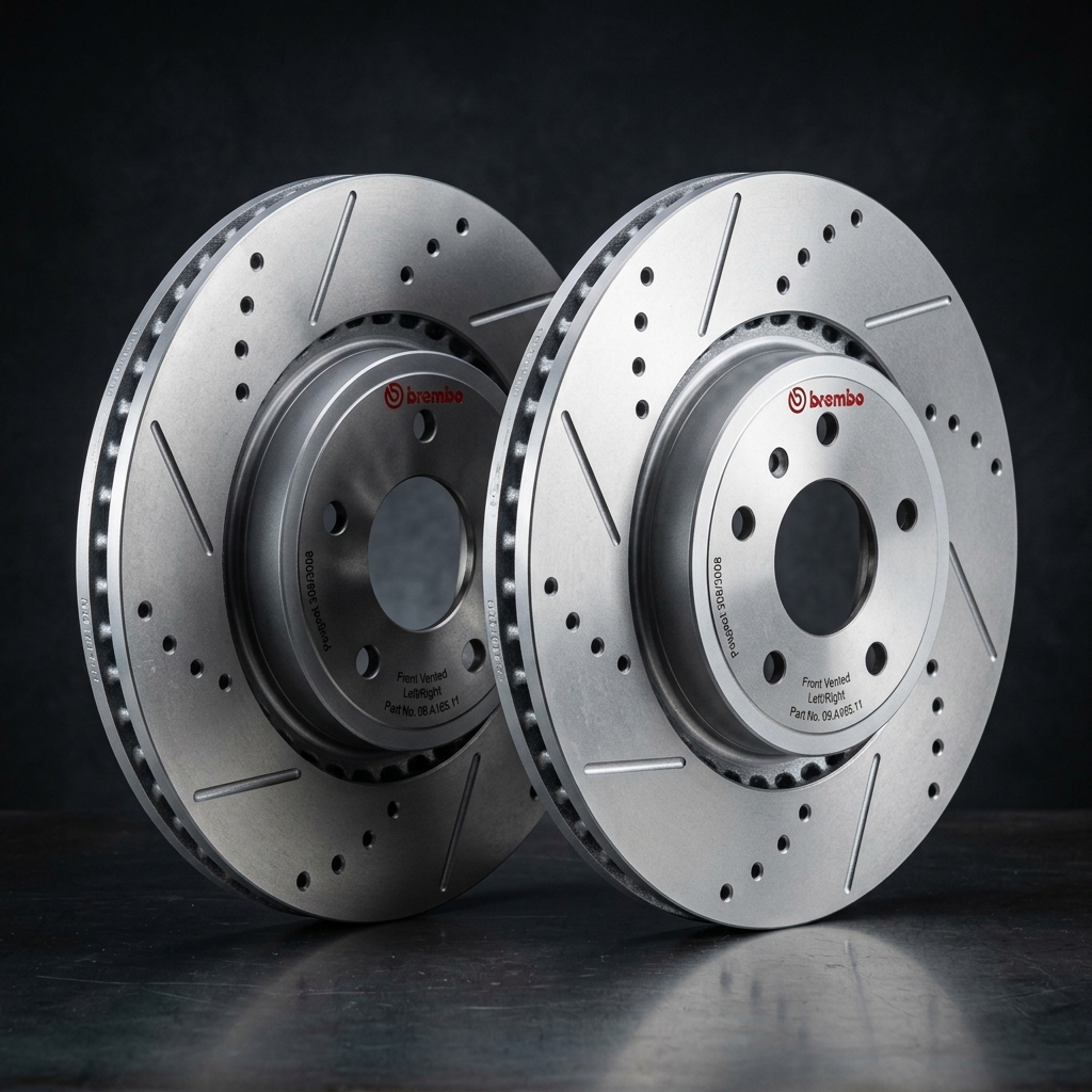 Jeu de 2 disques de frein avant Brembo